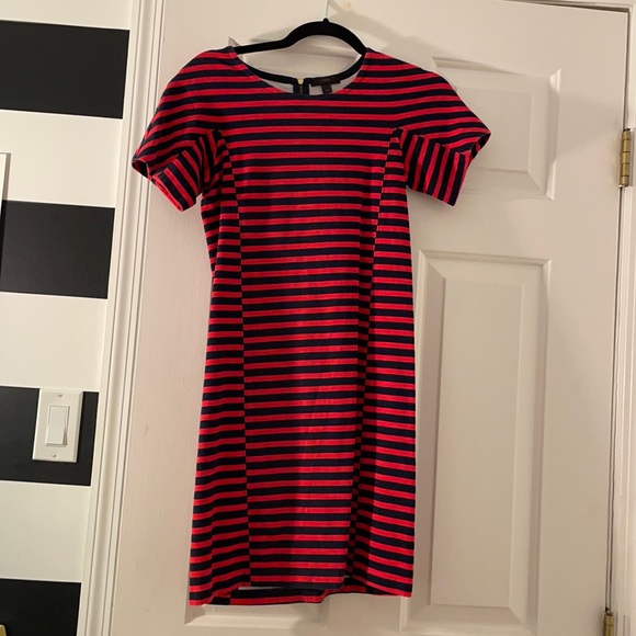 Red and Blue striped dress - Picture 1 of 2